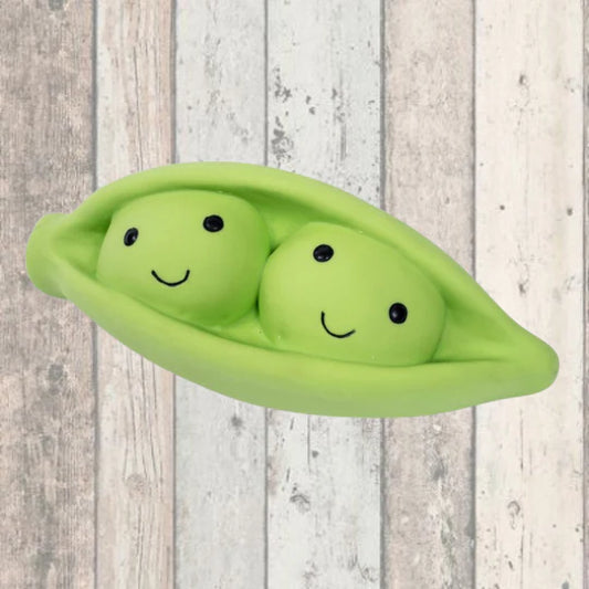 Foodie Faces Latex Peapod Dog Toy image 0