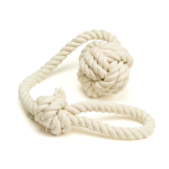 Knotted Rope Ball Tug Dog Toy image 0